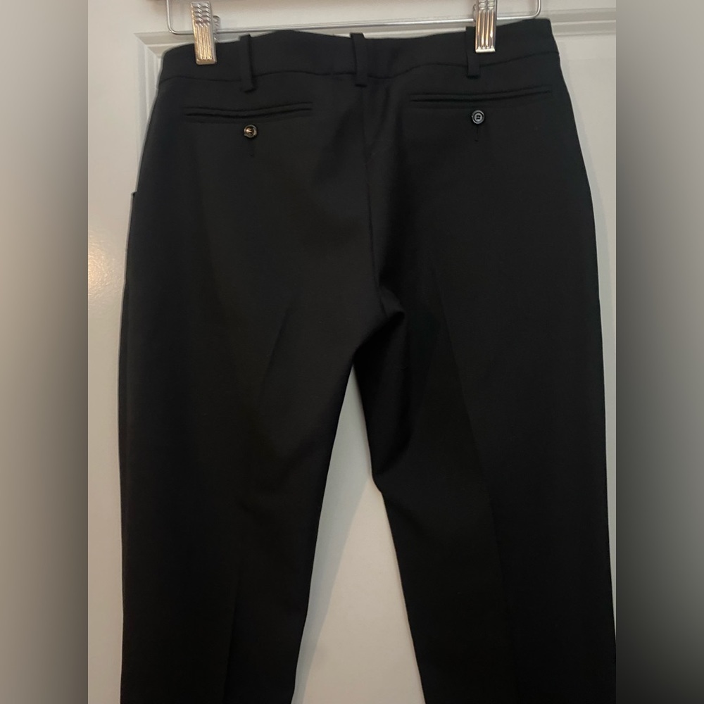 Le Dix Balenciaga Paris Straight Leg Trouser Pants in Black Size 38💕 - Picture 6 of 8